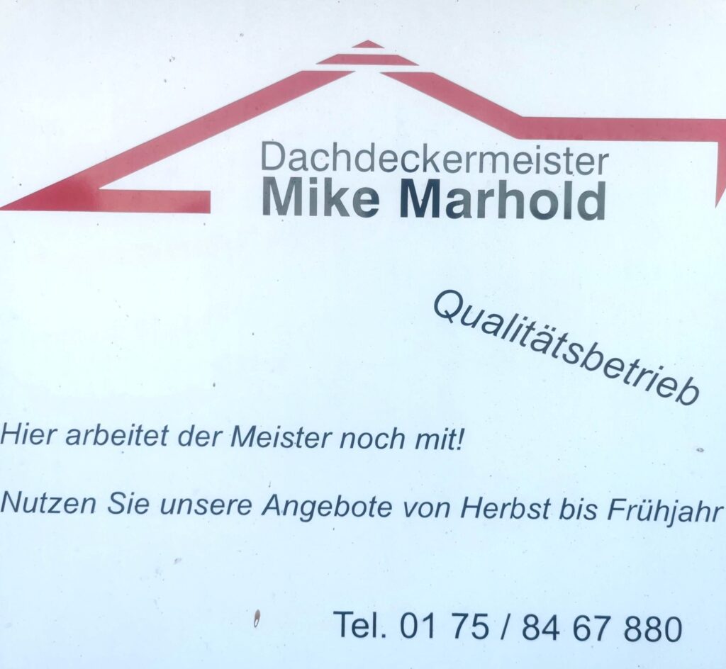 Dachdeckermeister Mike Marhold